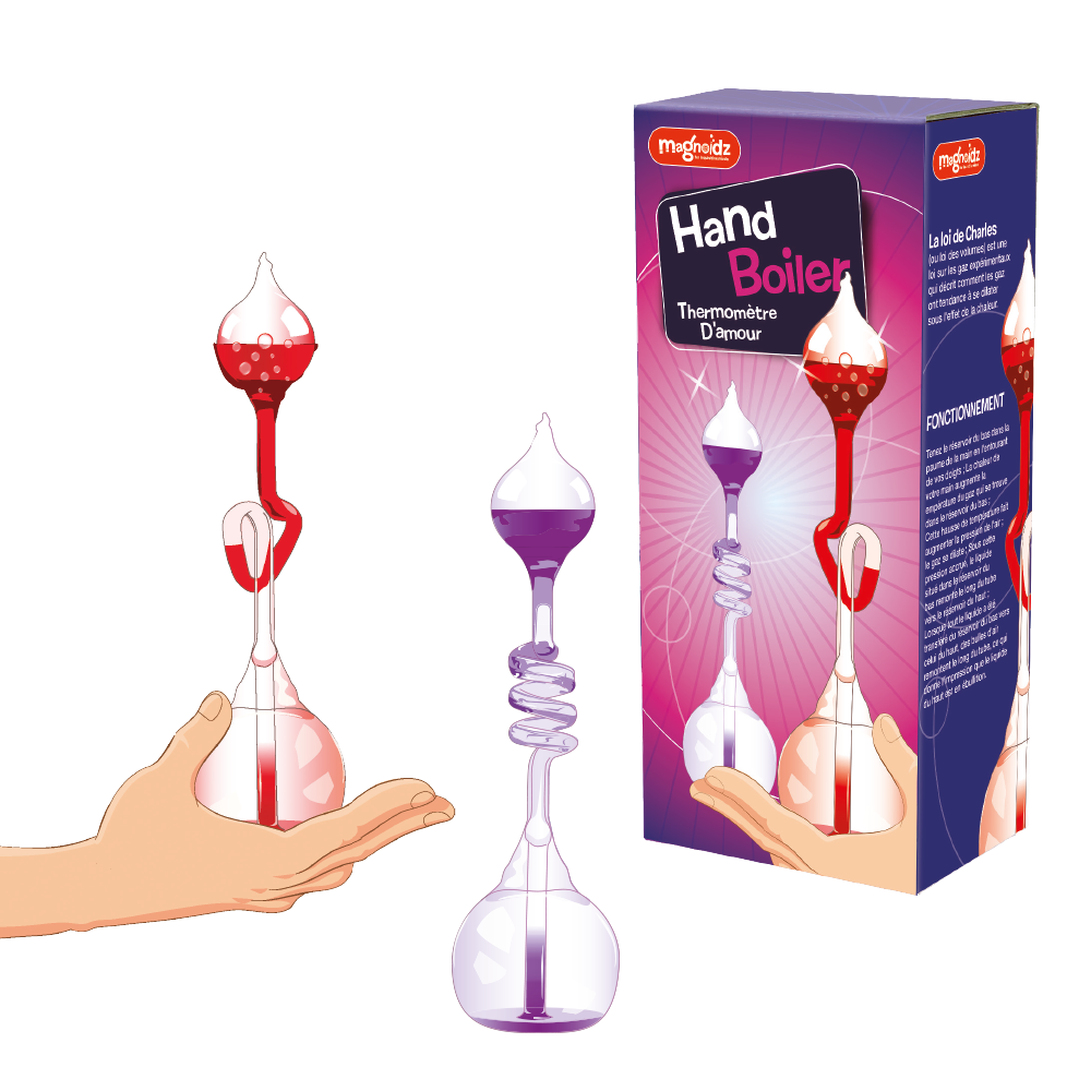 Magnoidz Liquid Hand Boiler Red and Purple with box